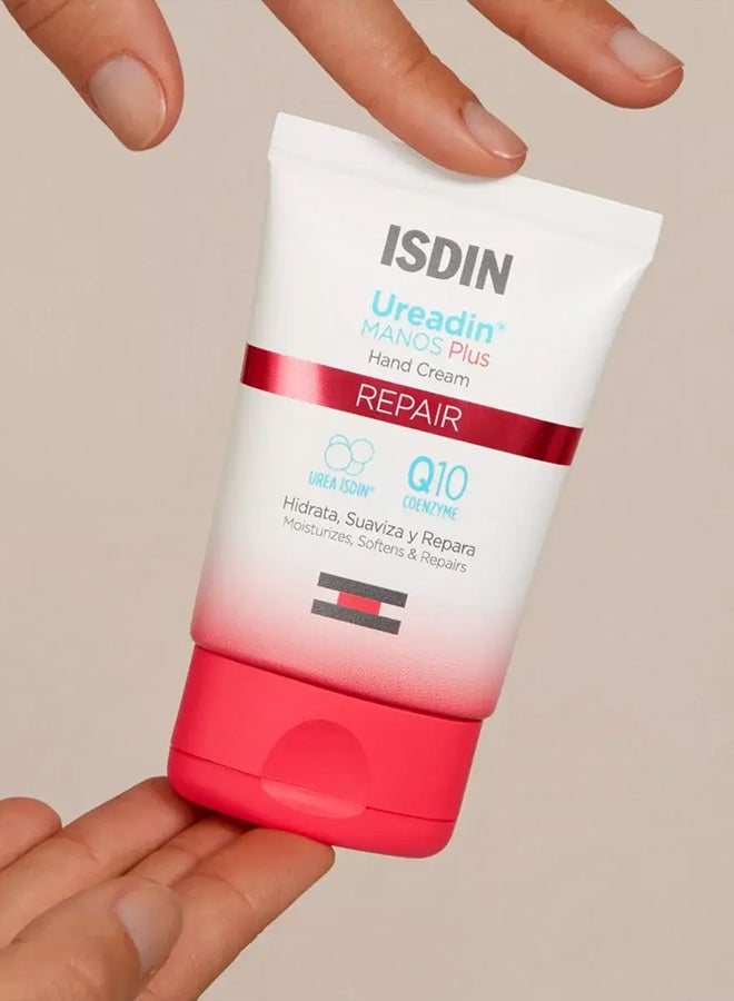 ISDIN Ureadin Repair Hand Cream [50Ml] - Intensive Repairing Hand Treatment With 10% Urea To Heal Cracked And Very Dry Skin