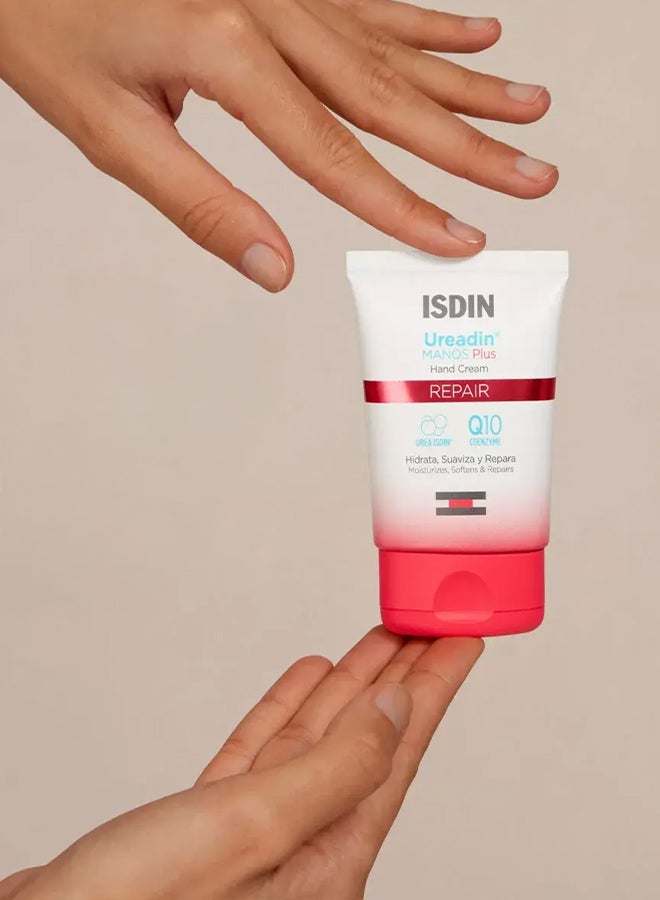 ISDIN Ureadin Repair Hand Cream [50Ml] - Intensive Repairing Hand Treatment With 10% Urea To Heal Cracked And Very Dry Skin