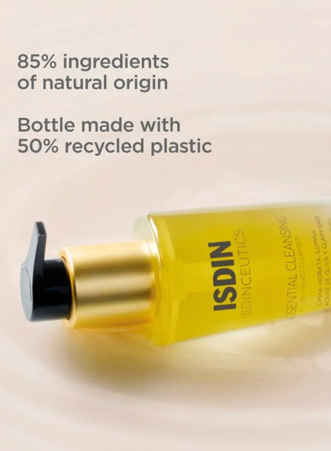 Isdinceutics Essential Cleansing [200Ml] - Deeply Nourishing Oil-To-Milk Facial Cleanser That Removes Waterproof Makeup And Sunscreen