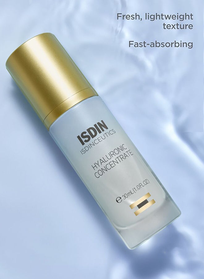 Isdinceutics Hyaluronic Concentrate [30Ml] - Deeply Hydrating Facial Serum With Pure Hyaluronic Acid To Plump Skin And Smooth Fine Lines