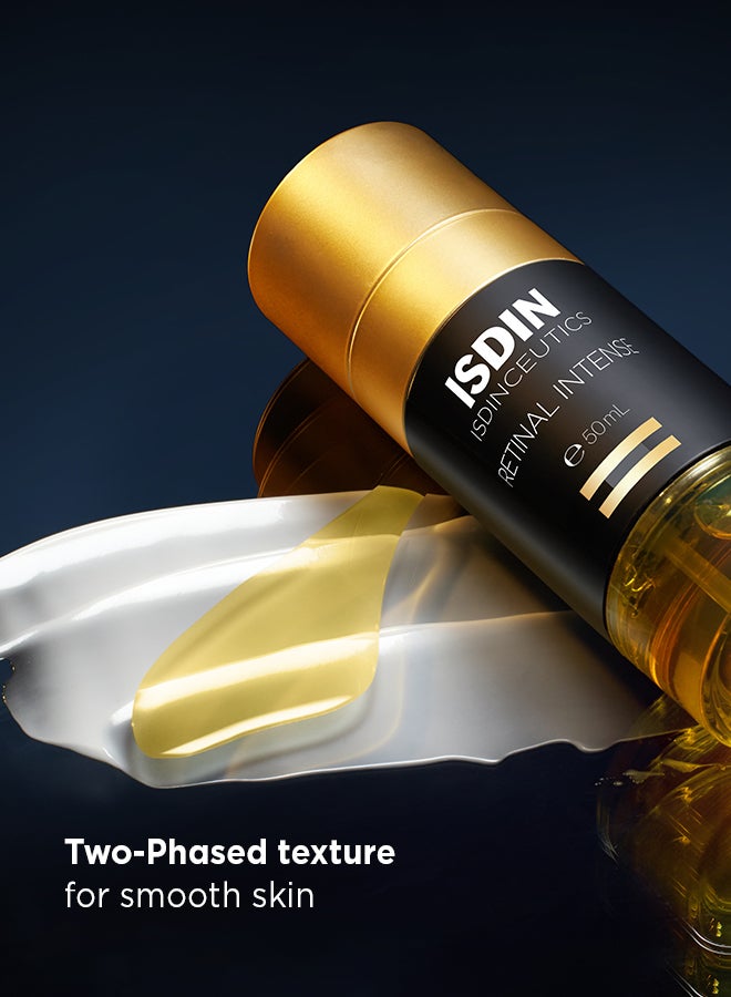 Isdinceutics Retinal Intense Serum [50Ml] - Dual-Phase Night Serum With Retinaldehyde To Visibly Reduce Wrinkles And Renew Skin Texture