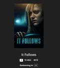 It Follows 4K Digital Code (2015) (Redeems in Movies Anywhere; 4K Vudu Fandango at Home & 4K iTunes Apple TV Transfer From Movies Anywhere)