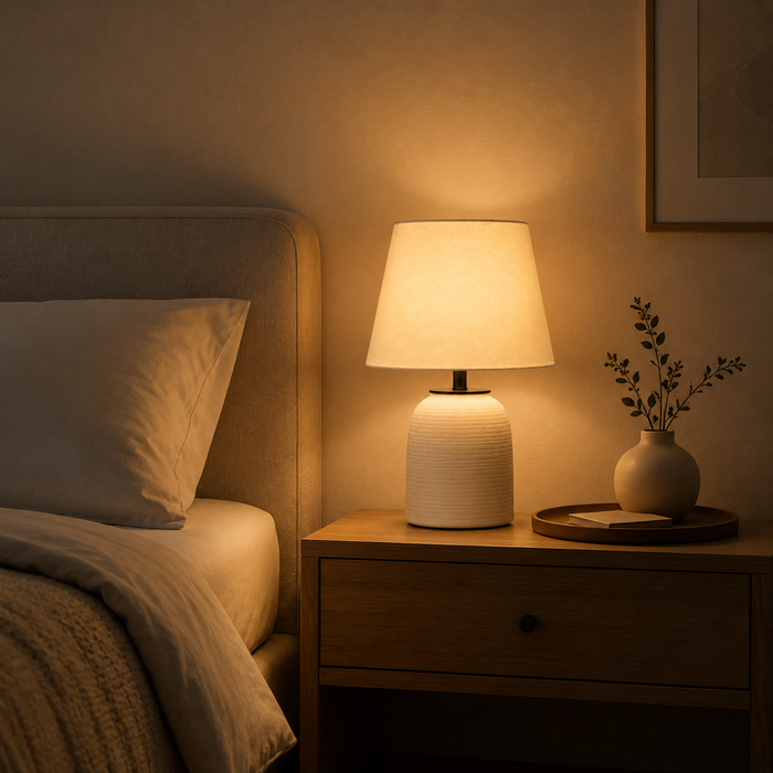 Ivory Ridge Ceramic Table Lamp