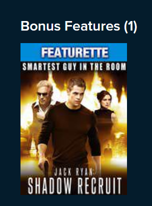 Jack Ryan: Shadow Recruit Vudu HDX Digital Code