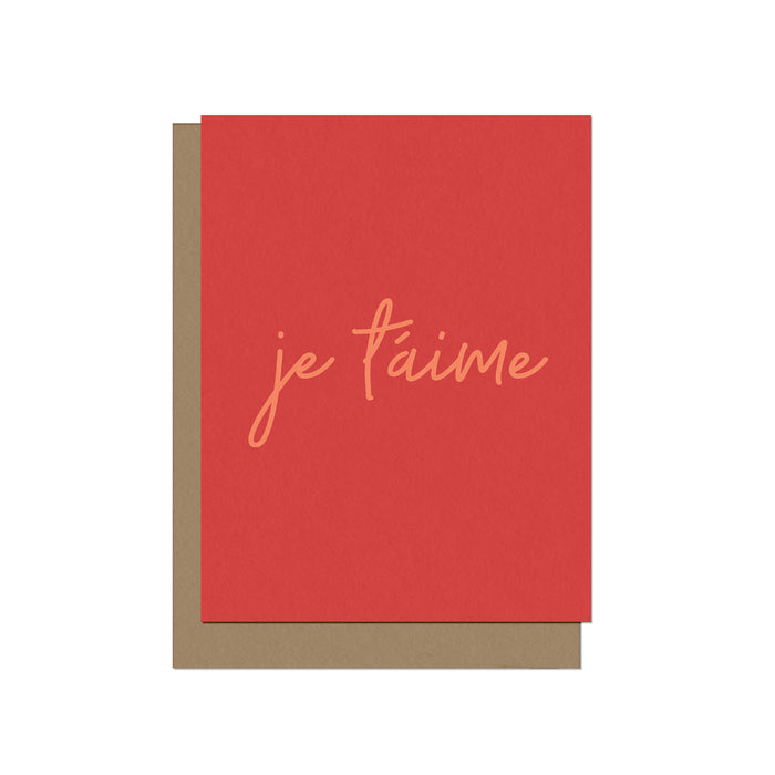 Je Táime Card