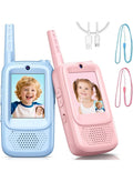 Kids Smart Play Gadget with Screen, Long Range Voice Fun Device, Rechargeable Portable Handheld Toy for Boys Girls Indoor Outdoor Adventure Gift