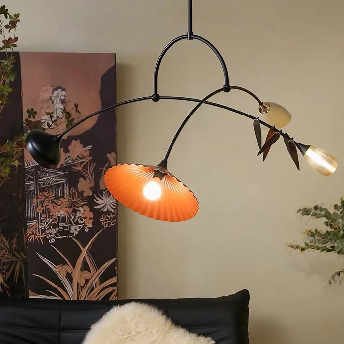 Kinetic Bloom Abstract Modern Chandelier