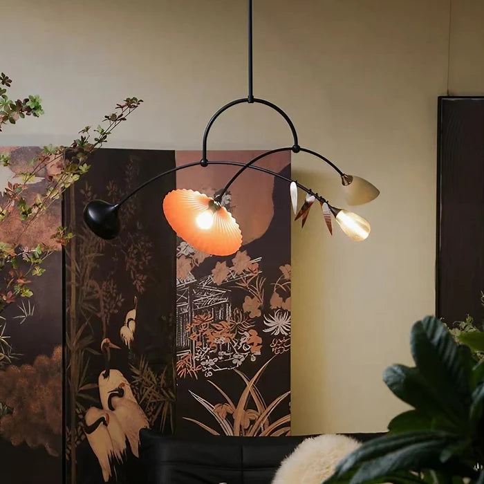 Kinetic Bloom Abstract Modern Chandelier