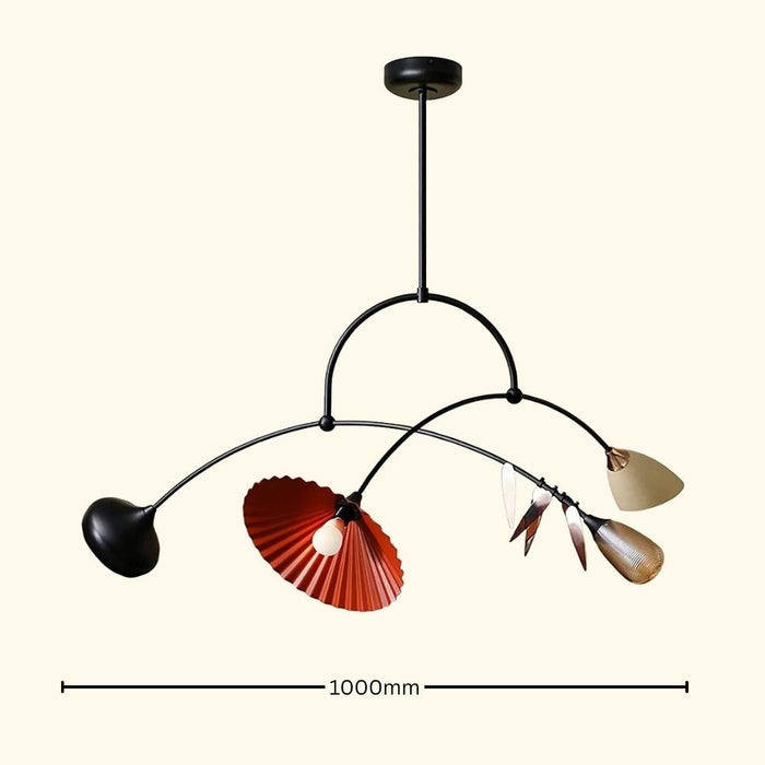 Kinetic Bloom Abstract Modern Chandelier