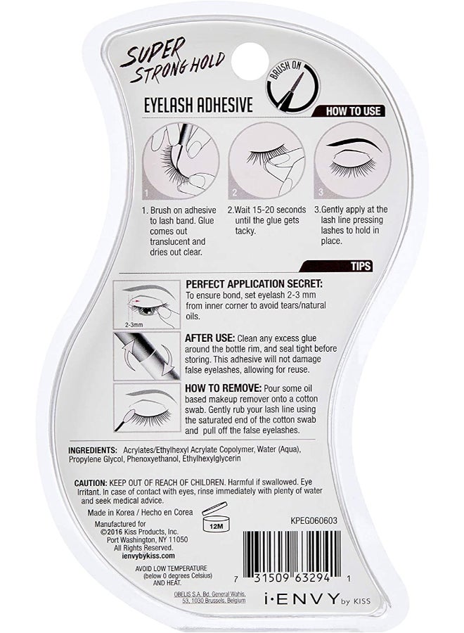 KISS I-Envy Super Strong Hold Eyelash Adhesive Clear
