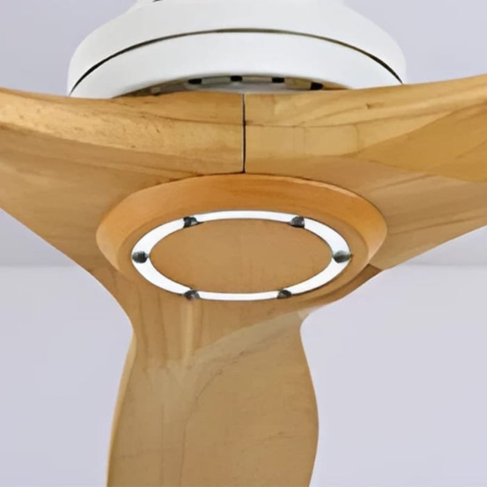 Kite Pine Ceiling Fan | 1320mm | Metal Body | Wooden Blade