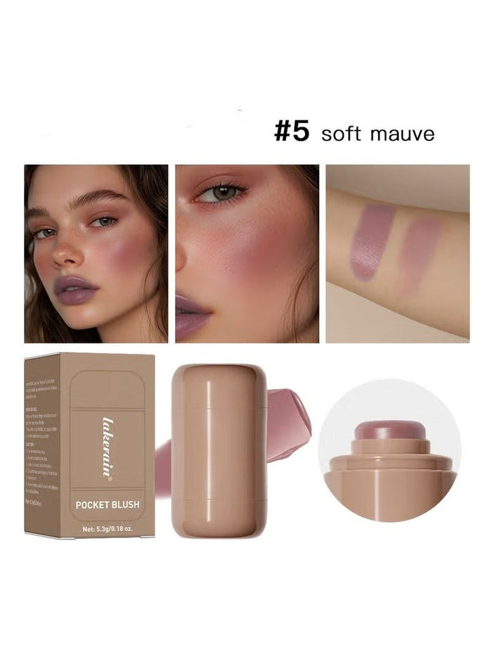 lakerain Creamy Blush for Buildable Color | Soft & Velvety Texture | Long-Lasting, Luminous Finish | Hydrating & Blendable | Natural Glow for All Skin Types