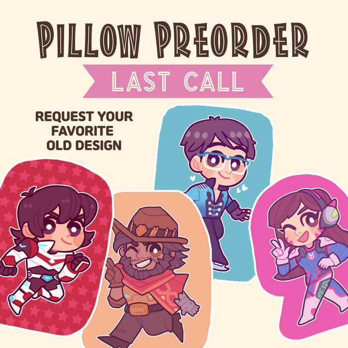 Last Call Plush Pillow Preorder SHIPS FEB 2026