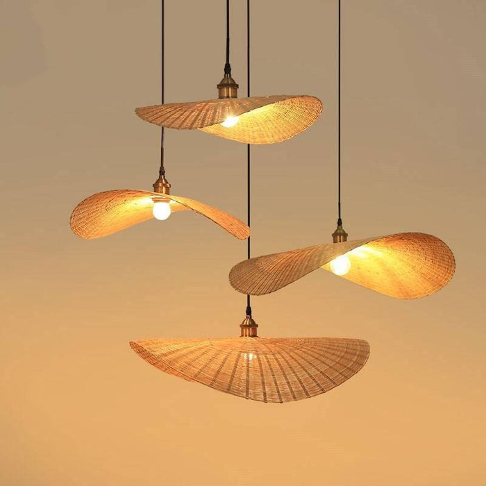 Light My Firefly Bamboo Pendant Light
