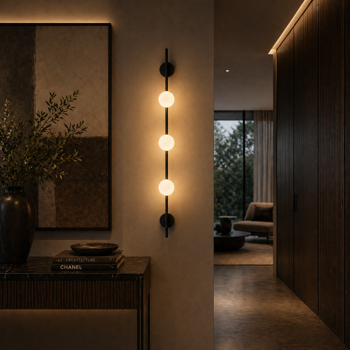 Linea Orb Triple LED Wall Light