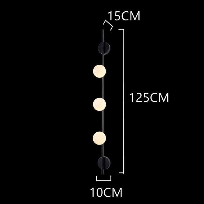 Linea Orb Triple LED Wall Light