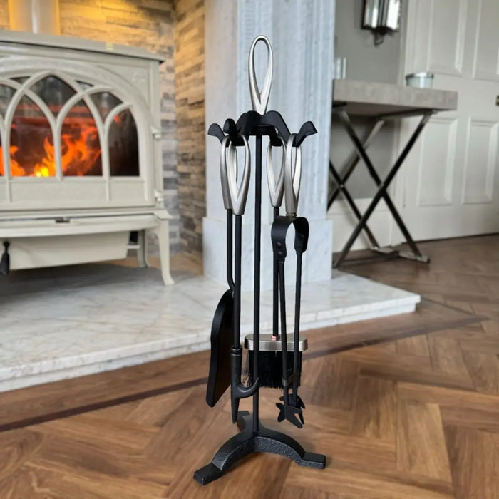 Loop Top Companion Set - Black/Brushed Steel