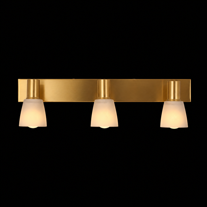 Lumina Echo Modern Brass Vanity Mirror Light