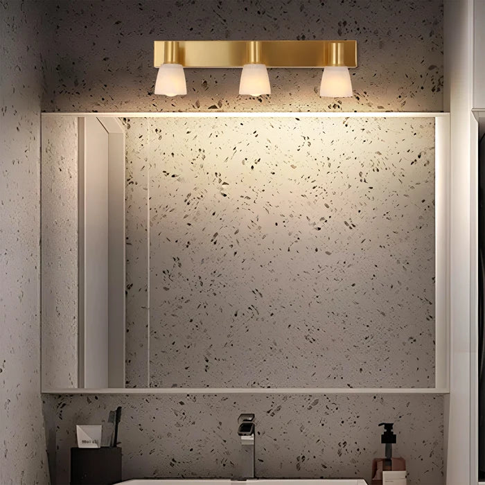 Lumina Echo Modern Brass Vanity Mirror Light