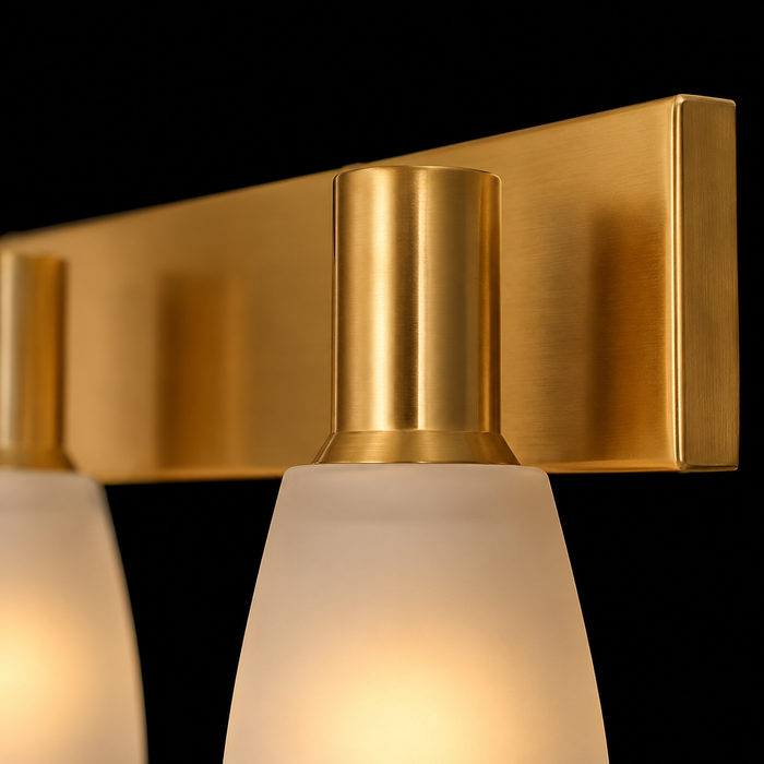 Lumina Echo Modern Brass Vanity Mirror Light