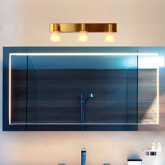 Lumina Echo Modern Brass Vanity Mirror Light