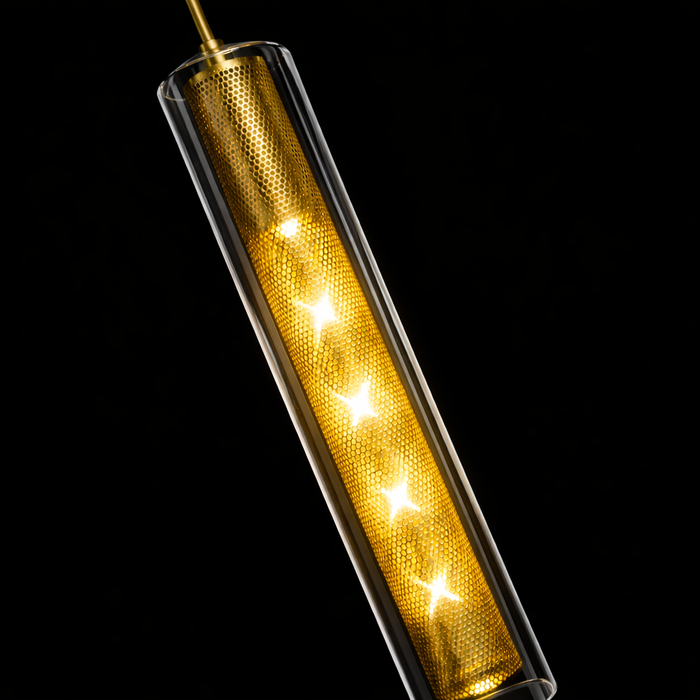 Luminara Glass Column Wall Sconce