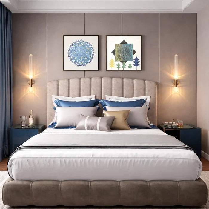 Lumivane VerticaGlow Brass Wall Sconce
