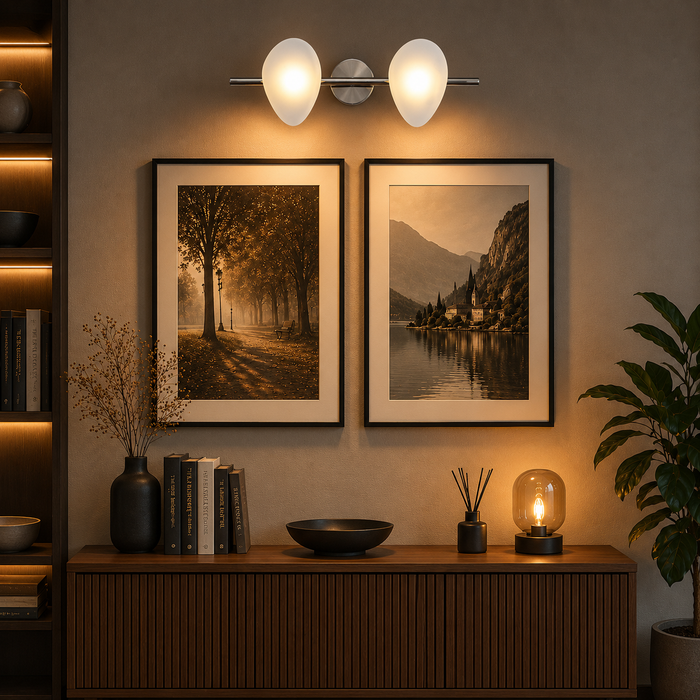 Luna Veil Duo Wall Lamp