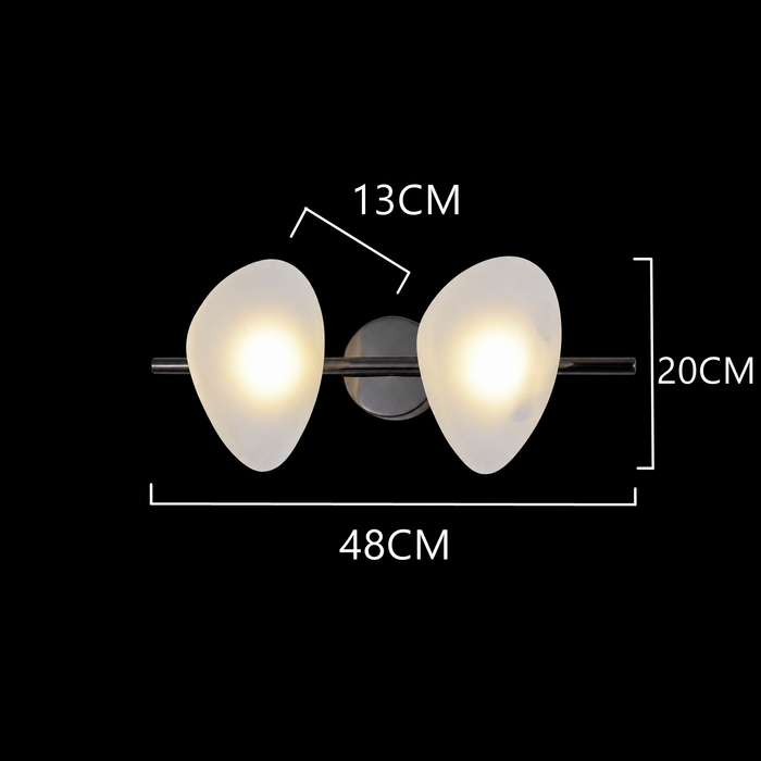 Luna Veil Duo Wall Lamp