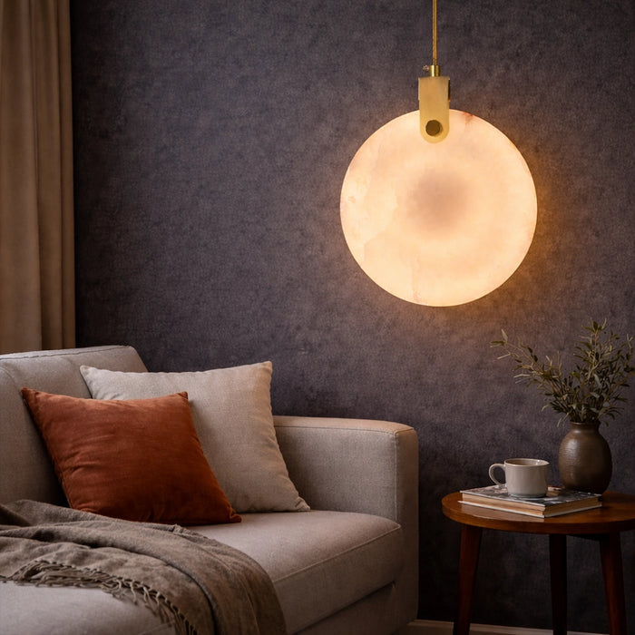 Lunara Marble Globe Pendant Light(200mm)