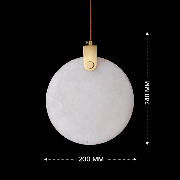 Lunara Marble Globe Pendant Light(200mm)