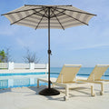 Lyon Market Umbrella with Crank Lift