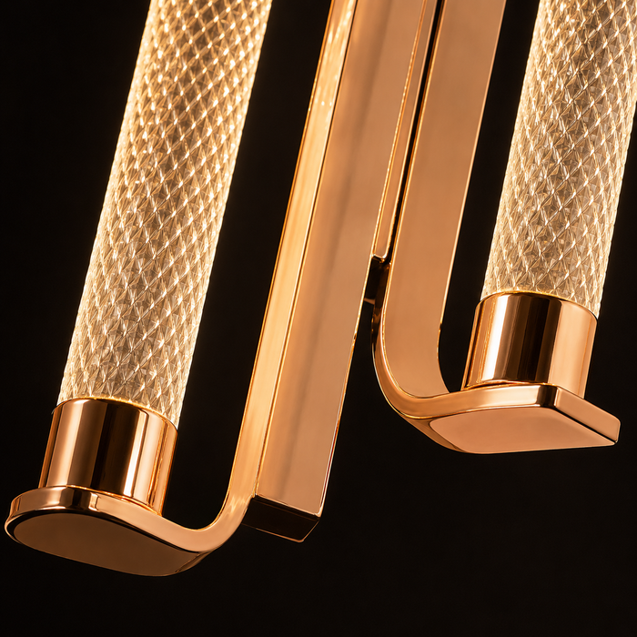 Lyra Twin Crystal Wall Light