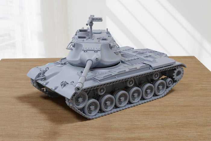 M47 General Patton II - West German Cold War - 3D Printed Miniature Wargaming Combat Vehicle
