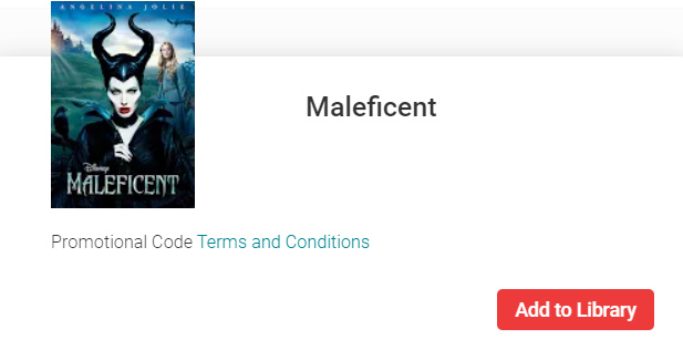 Maleficent Google TV HD Digital Code (Redeems in Google TV; HD Movies Anywhere & HDX Vudu & HD iTunes Transfer Across Movies Anywhere)