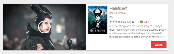 Maleficent Google TV HD Digital Code (Redeems in Google TV; HD Movies Anywhere & HDX Vudu & HD iTunes Transfer Across Movies Anywhere)