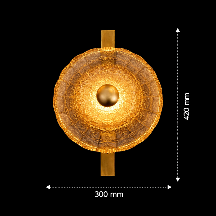 Mandala Frostfire Wall Medallion