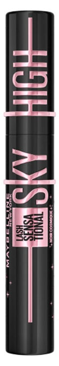 MAYBELLINE NEW YORK LASH SENSATIONAL SKY HIGH MASCARA, COSMIC BLACK, LENGTHENING, VOLUMIZING, +2MM LENGTH ON ASIAN LASHES