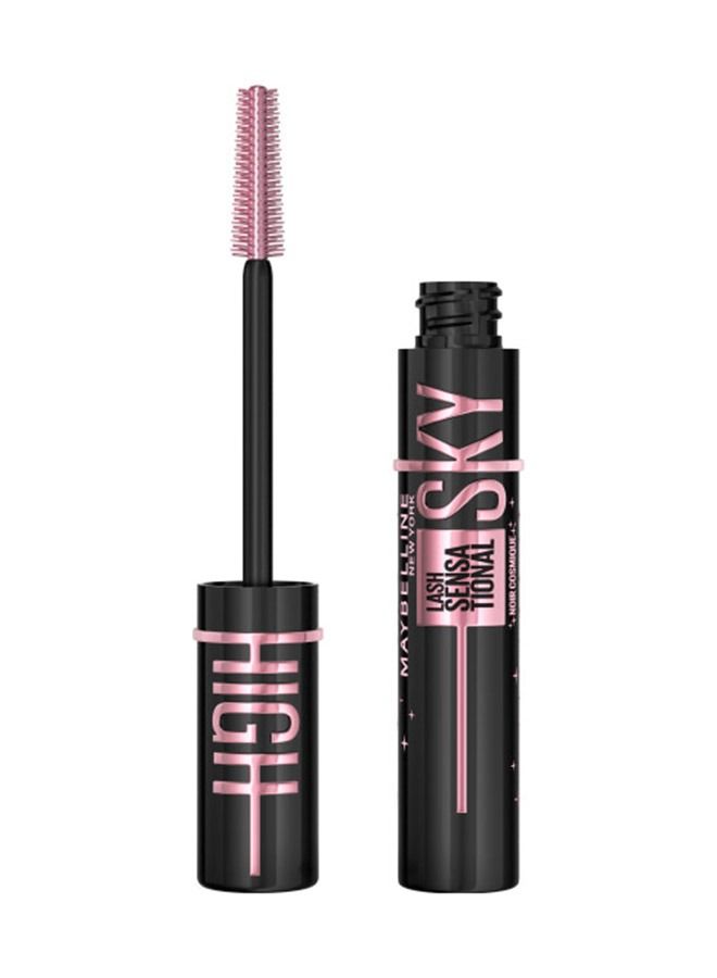 MAYBELLINE NEW YORK LASH SENSATIONAL SKY HIGH MASCARA, COSMIC BLACK, LENGTHENING, VOLUMIZING, +2MM LENGTH ON ASIAN LASHES