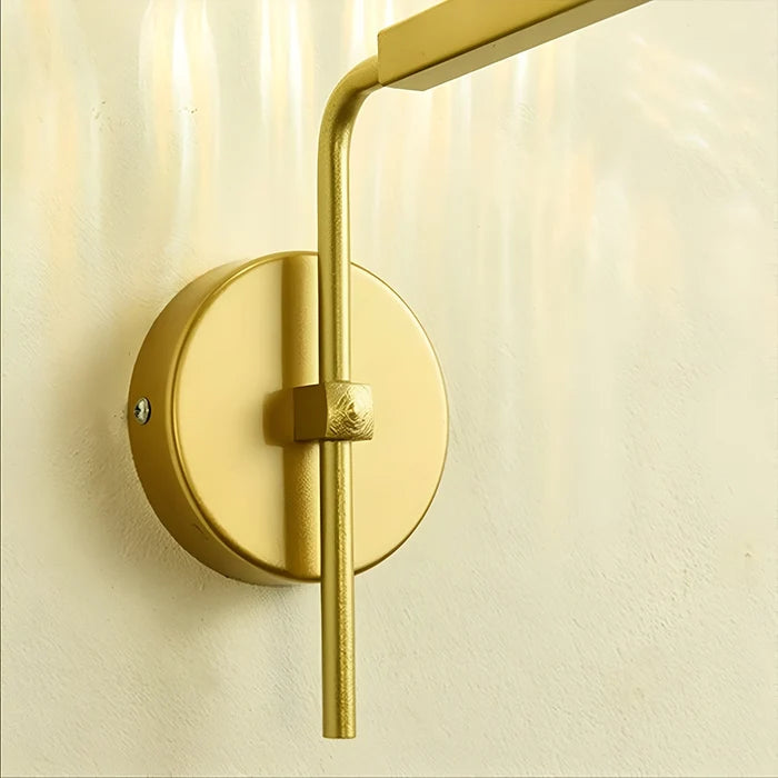 Mid-Century Golden Globe Wall Light