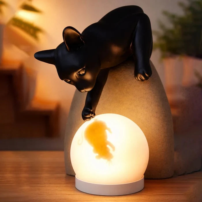 Midnight Mouse Hunter Wall Sconce