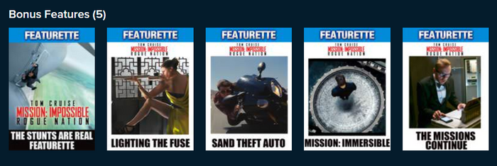 Mission: Impossible - Rogue Nation Vudu HDX Digital Code