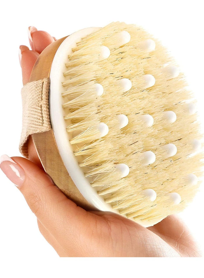 MMG Dry and Bath Body Brush, Reduce Cellulite, Dry Brush for Cellulite and Lymphatic Drainage, Exfol