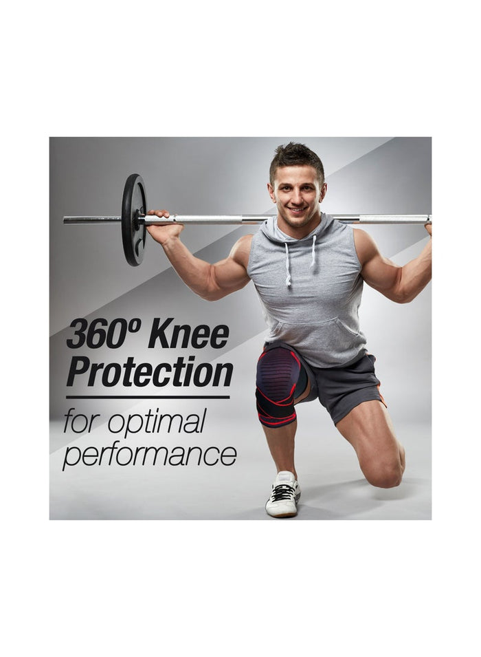 MMG Knee Support Brace Adjustable Sleeves Knee Stabilizer Exercise and Workout for Running (Pair Pac