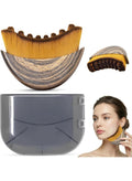 MMG Lymphatic Contour Face Brush-Facial Dry Brush-Lymphatic Drainage Massager,Soft Dry Brushing Beau