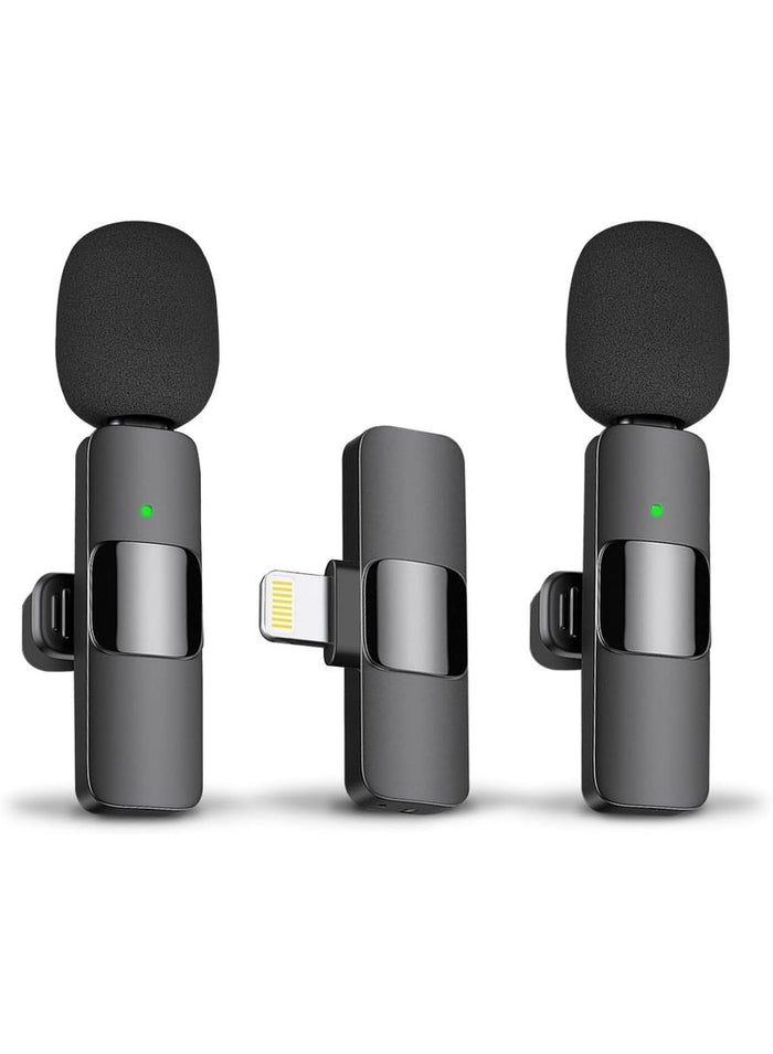 MMG Professional Wireless Lavalier Lapel Microphone for iPhone, iPad - Cordless Omnidirectional Cond