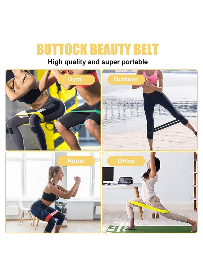 MMG Resistance Bands Set, 5pcs Assorted Pounds Strength Training Exercise Resistance Loops Stretch B