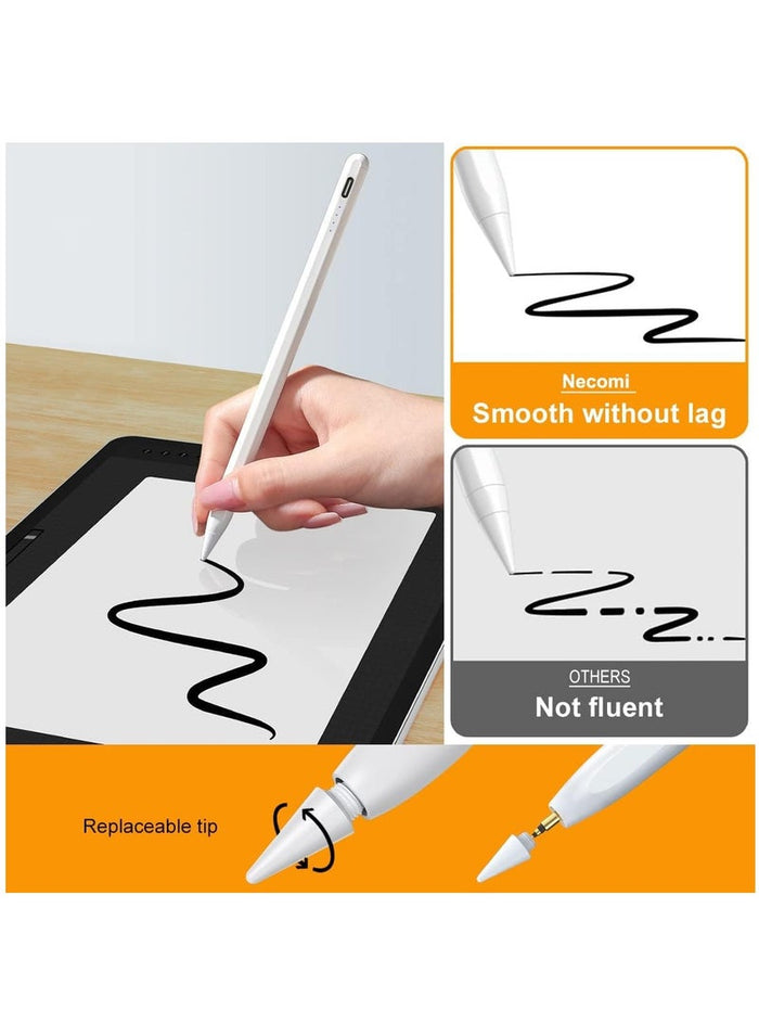MMG Stylus Pen for iPad with Palm Rejection, Active Pencil Compatible with (2018-2022) Apple iPad Pr