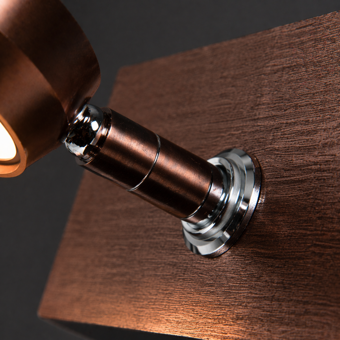 Modern 2-Head Round Wall Spot Light