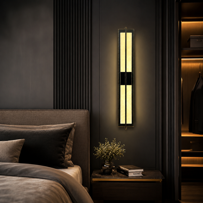 Modern Alabaster LED Wall Sconce